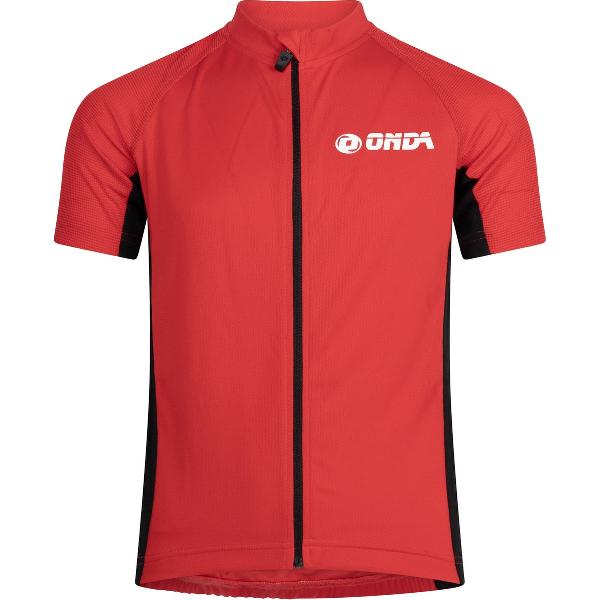 ONDA Fietsshirt korte mouw kids Rood - Vasco da Gama - 8 Jaar