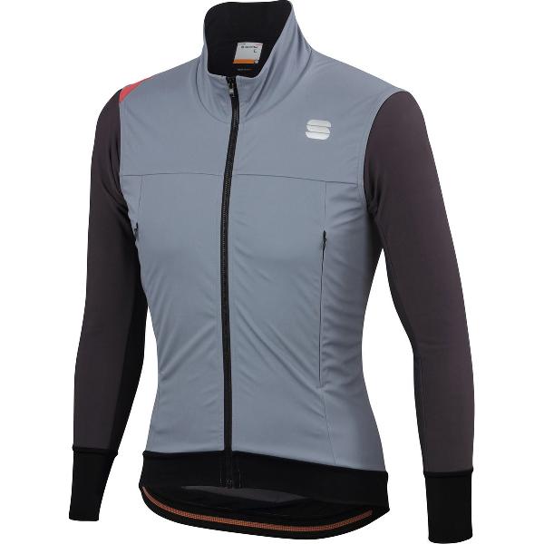 Sportful Fietsjack waterafstotend Heren Grijs Grijs / Fiandre Strato Wind Jacket-Cement/Anthracite - 3XL