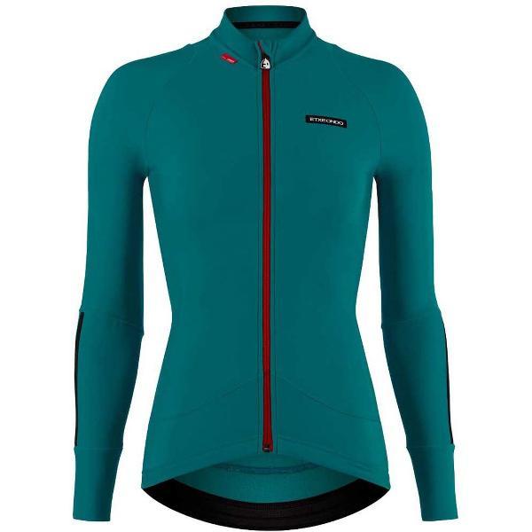 Etxeondo Ibaia Lange Mouwen Fietsshirt Groen M Vrouw