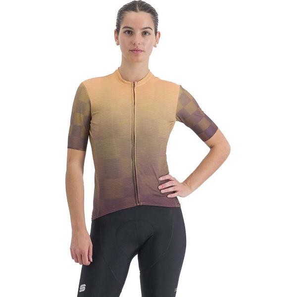 Sportful Rocket Jersey Met Korte Mouwen Beige L Vrouw