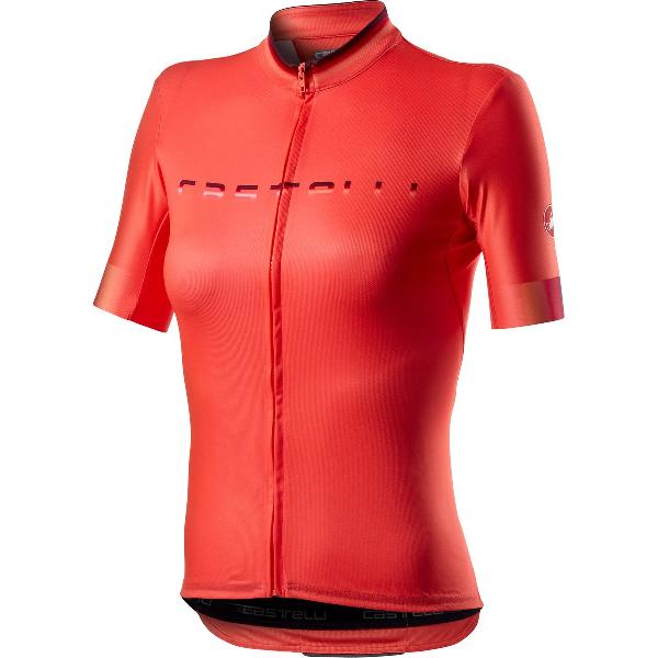 Castelli Fietsshirt korte mouwen Dames Roze - GRADIENT JERSEY BRILLIANT PINK - S