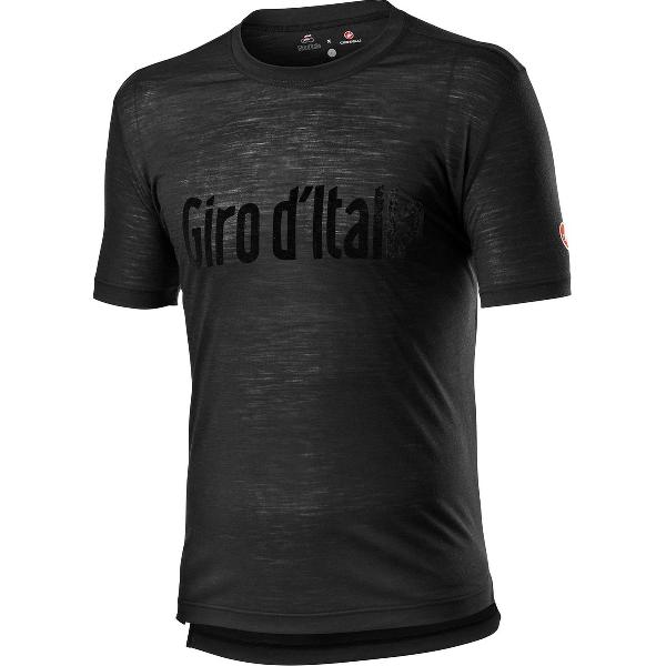 Castelli Giro d'Italia Casual T-shirt Heren Zwart - Giro Heritage Tee-Nero Vintage - 3XL