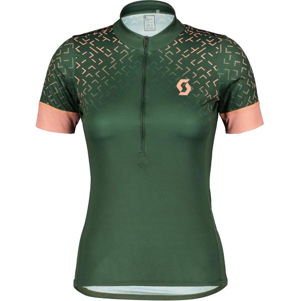 Scott Endurance 20 Korte Mouwen Fietsshirt Groen S Vrouw