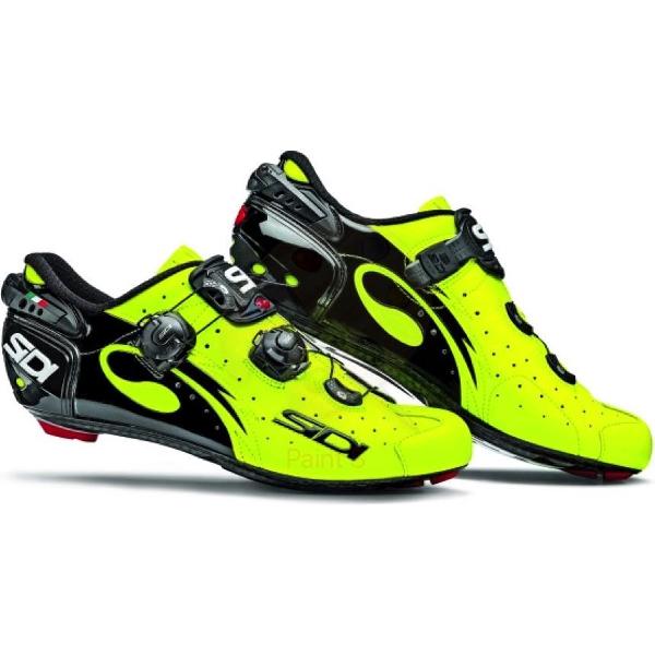 Sidi - Wire Carbon Vernice - Fietsschoenen - Fluo geel - maat 39