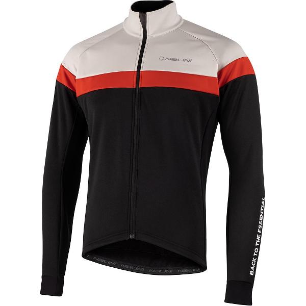 Nalini Fietsjack Heren Zwart Grijs - ROAD JKT BLACK GREY - 4XL