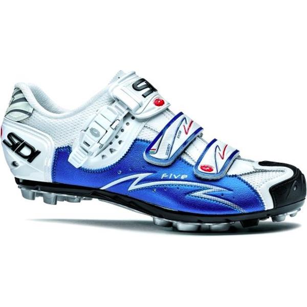 Sidi Scarpe Five XC - Mountainbikeschoenen - Wit Blauw - Maat 45