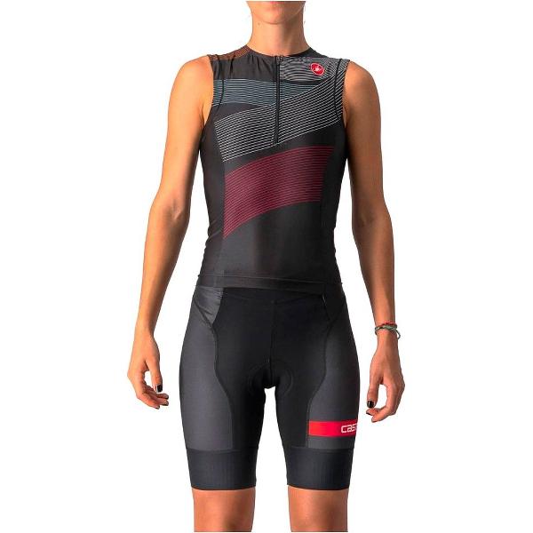 Castelli Free Tri 2 Mouwloos Fietsshirt Zwart S Vrouw