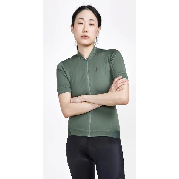 Craft Core Essence Jersey fietsshirt korte mouwen groen dames