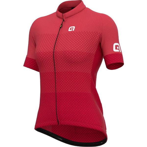 Ale Dames Fietsshirt Korte Mouwen Solid Level - Rood - S - Valt klein