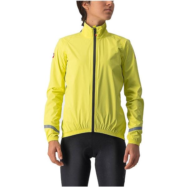 Castelli EMERGENCY 2 RAIN fietsjas Dames BRILLIANT YELLOW - Vrouwen - maat M