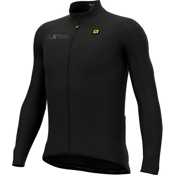 ALE Solid Fondo 2.0 Lange Mouwen Fietsshirt Heren - Black - L