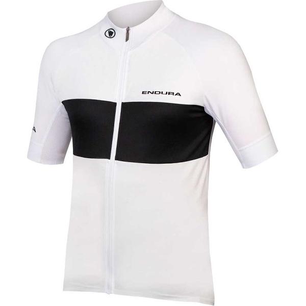 Endura Fs260-pro Ii Athletic Fit Jersey Met Korte Mouwen Wit XL Man