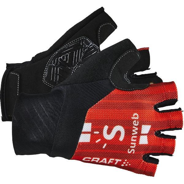 Craft Fietshandschoenen zomer Unisex Rood Wit / TEAM SUNWEB SUMMER GLOVE TEAM SUNWEB RED - S