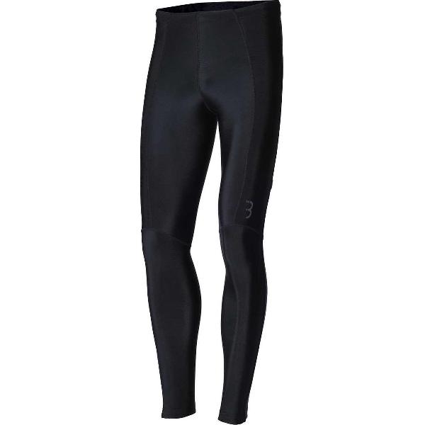 BBB Cycling Quadra Lange Fietsbroek - Zonder Zeem en Bretels - Thermo Wielrenbroek - Fiets Broek 5-15 Cº - Uniseks - Zwart - Maat L