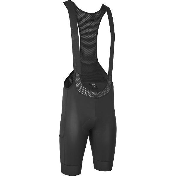 GripGrab - EXPLR Cargo Korte Fietsbroek met Zeem en Bretels Wielrenbroek met 3 Zakken Bib Shorts - Zwart - Heren - Maat S