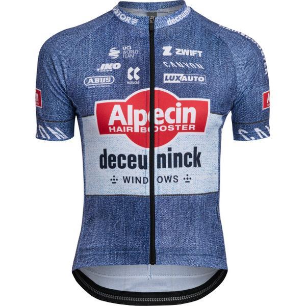 Kalas Alpecin-deceuninck 2024 Korte Mouw Trui Blauw 10 Years