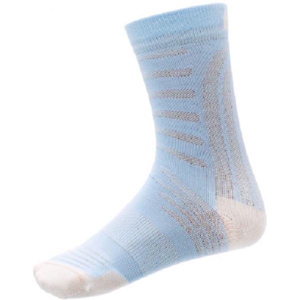 Megmeister Ultralight PP Socks Long Sky - Fietssokken lang Lichtblauw Unisex-S