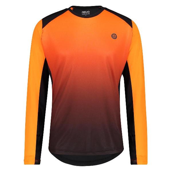 AGU Fietsshirt Lange Mouwen MTB Heren - Oranje - XXXL