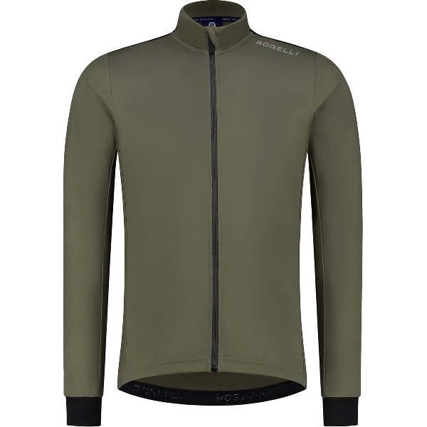 Rogelli Core Fietsshirt Lange Mouwen - Wielershirt Heren - Comfort fit - Green - Maat XL