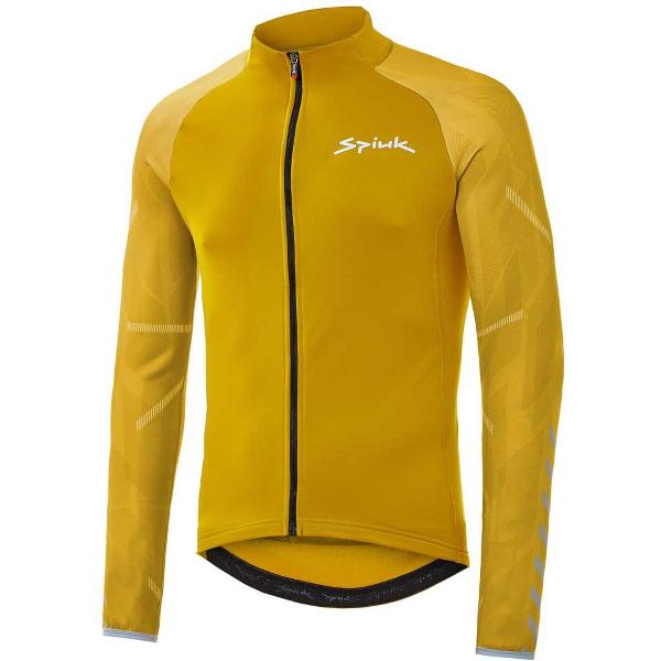 Spiuk Top Ten Lange Mouwen Fietsshirt Geel L Man