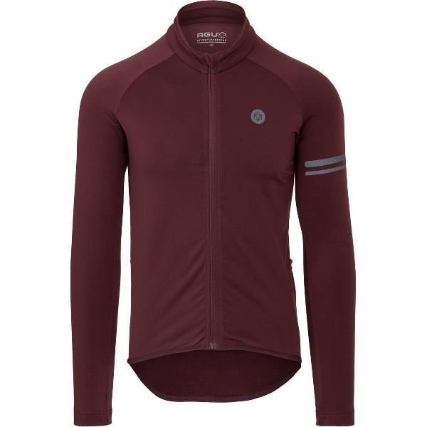 AGU Thermo Fietsshirt Lange Mouwen Essential Heren - [Red] - S