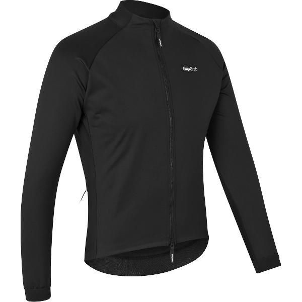 GripGrab - ThermaShell Winter Fietsjack Winddichte Wielrennen Winterjack Thermo Softshell Jacket - Zwart - Heren - Maat M