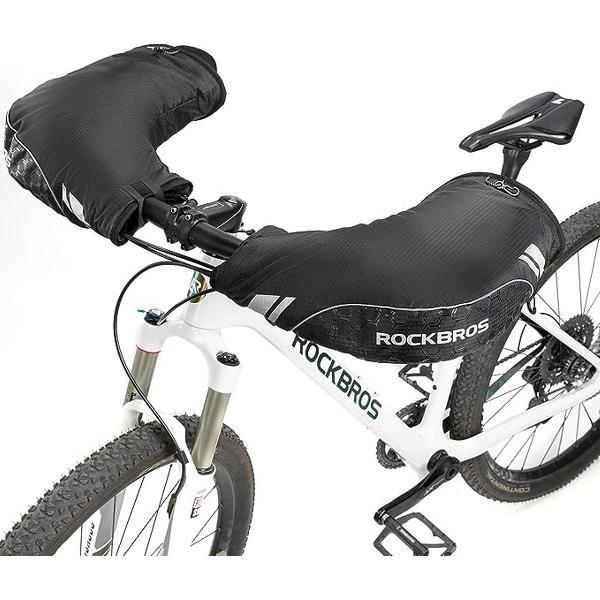 ROCKBROS Stuurwarmers voor Fiets, Motorfiets, Scooter - Fiets Handwarmer - Gevoerd - Winddicht - Waterafstotend - Reflecterend