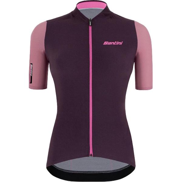 Santini Fietsshirt Korte mouwen Paars Dames - Redux Stamina S/S Jersey For Women Vigneto Purple - XS