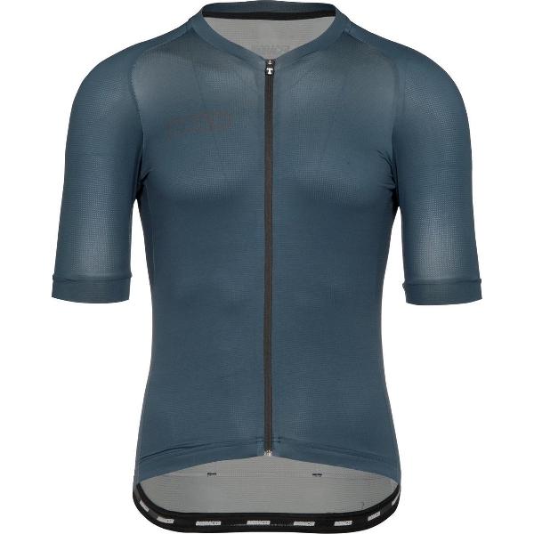 BIORACER Fietsshirt Heren - Fietskledij Metalix - Wielrennen - Blauw L