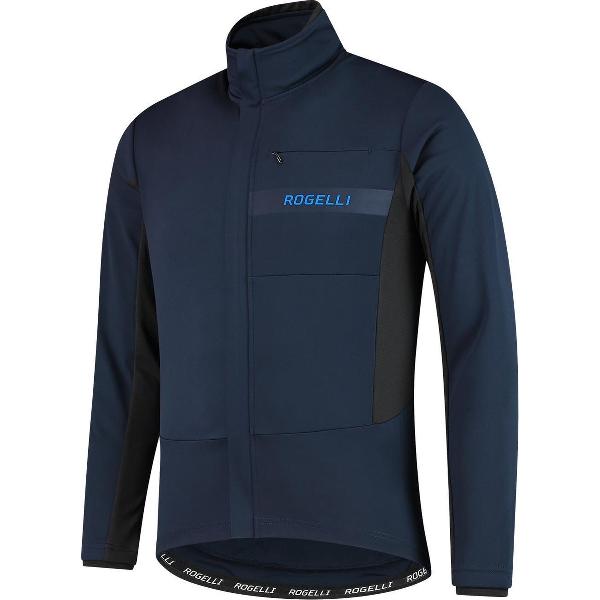 Rogelli Barrier Fietsjack Winter - Fietskleding voor Heren - Blauw - Maat L