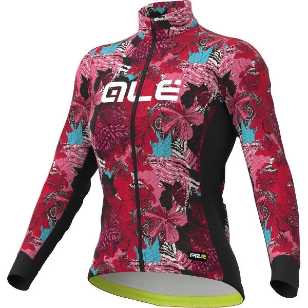 Ale Dames Fietsshirt Lange Mouwen PR-R Amazzonia - Rood - XXL - Valt klein