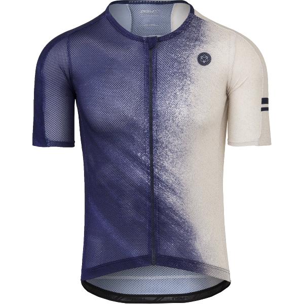 AGU High Summer Fietsshirt IV Trend Heren - Blauw - S - Extra Ademend - UV bescherming