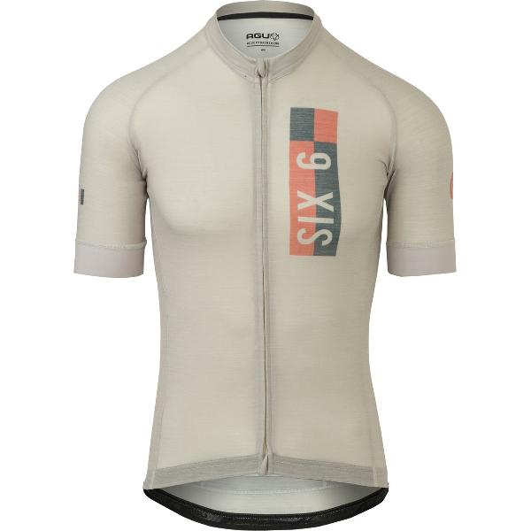 AGU Solid Merino Fietsshirt III SIX6 Heren - Grijs - M