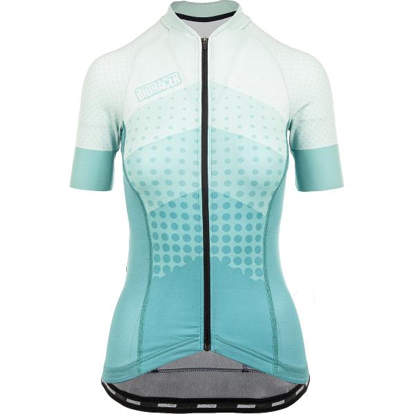 BIORACER VESPER DAMES WIELERSHIRT DORIS DOTS GROEN Maat M