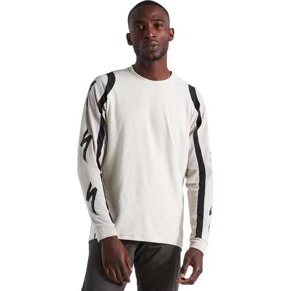 Specialized Outlet Trail Lange Mouwen T-shirt Wit M Man