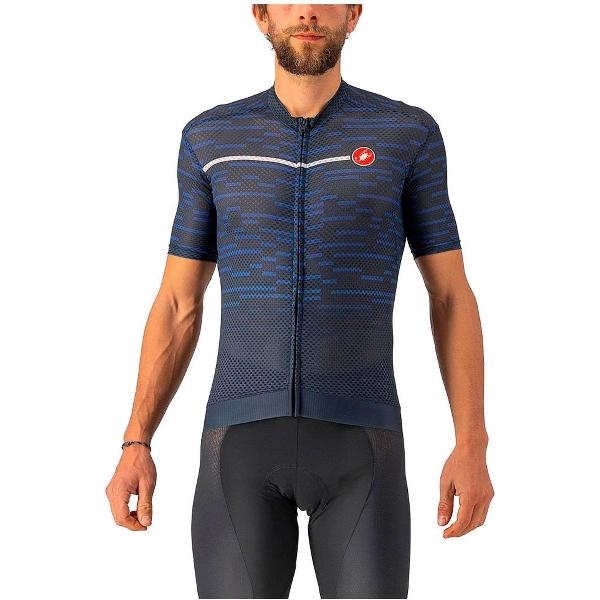 Castelli Insider Korte Mouwen Fietsshirt Blauw 3XL Man