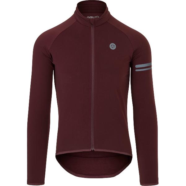 AGU Thermo Fietsshirt Lange Mouwen Essential Heren - Paars - S