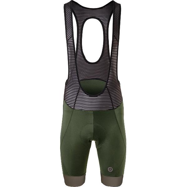 AGU Prime Fietsbroek met Zeem II Essential Heren - Groen - L - Met Bretels