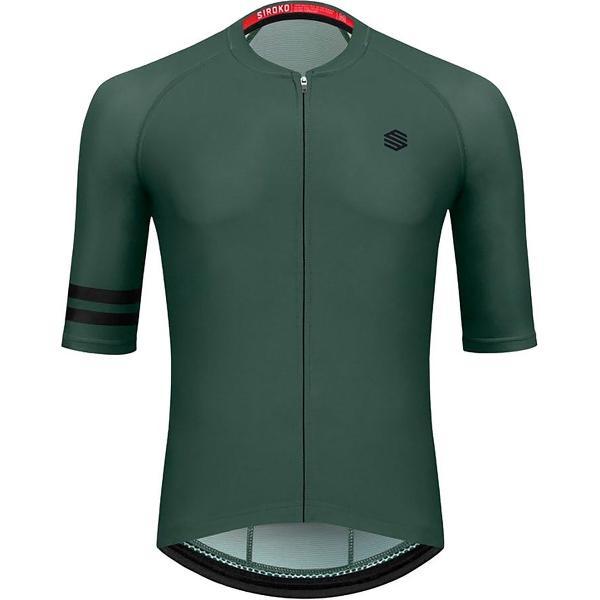 Siroko M2 Dirty Road Korte Mouwen Fietsshirt Groen M Man