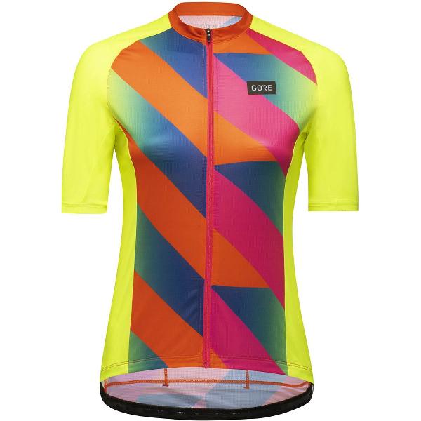 Gorewear Gore Wear Signal Jersey Womens - Neon Yellow/Multicolor