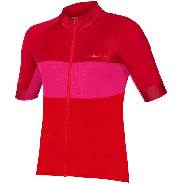 Endura Fs260-pro Ii Relaxed Fit Jersey Met Korte Mouwen Rood XL Man