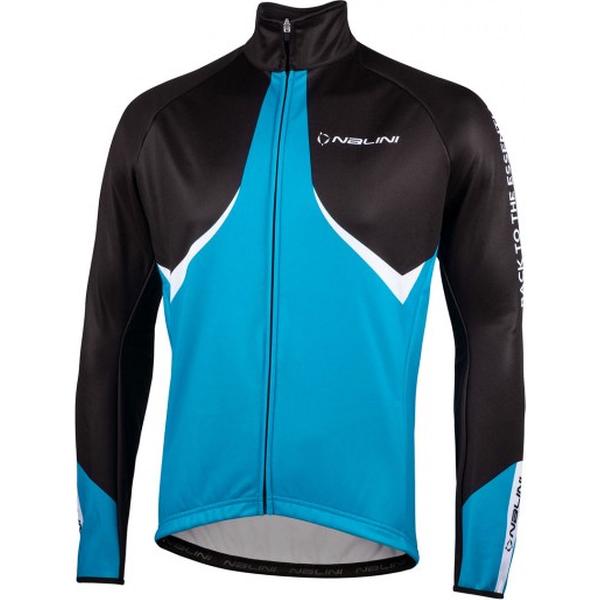 Nalini - Heren - Fietsjack winter - Warm Wielrenjack - Blauw - Zwart - CYGNUSJKT - S