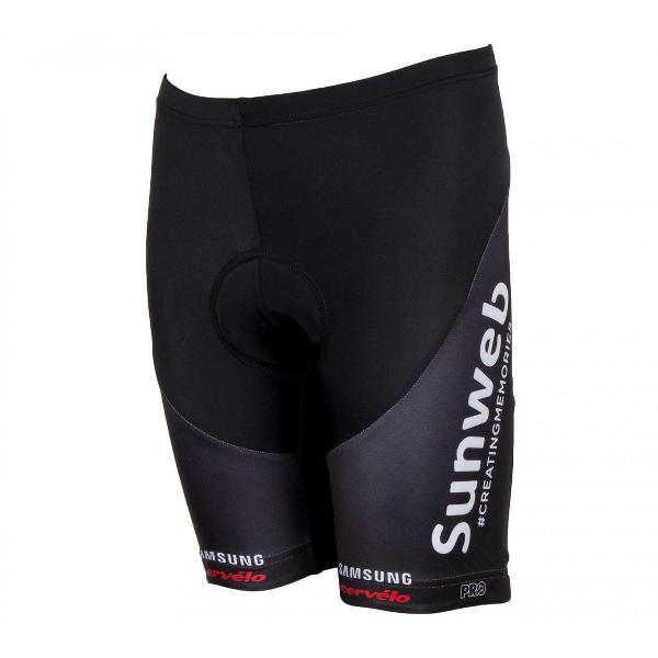 Craft Team Sunweb Kinder Korte Fietsbroek Zwart