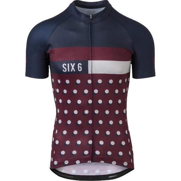 AGU Dot Fietsshirt Heren Six6 - Blauw - M