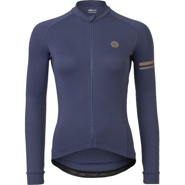 AGU Solid Fietsshirt Lange Mouwen Trend Dames - Cadetto - S