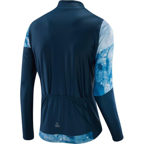 Loeffler wielrenshirt lange mouwen M Bike L/S Jersey Floes - Blauw - 50