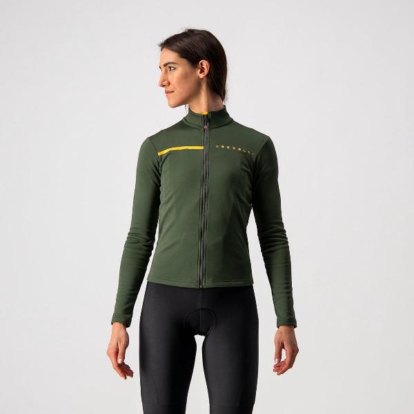 Castelli SINERGIA 2 Fietsshirt Military Green - Vrouwen - maat M