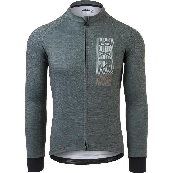 AGU Merino Fietsshirt Lange Mouwen II SIX6 Heren - Groen - S