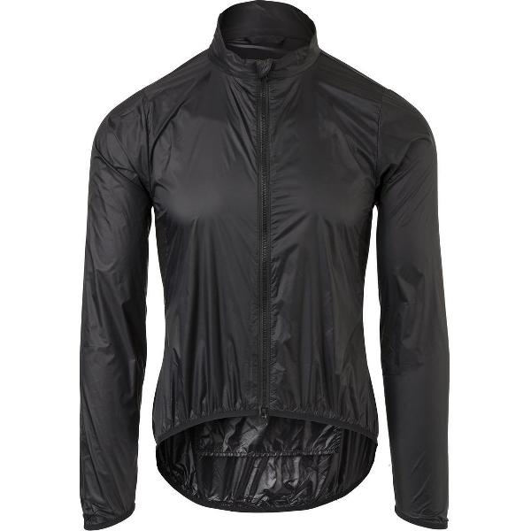 AGU Wind Fietsjack II Essential Heren - Zwart - XL - Winddicht - Two-way Rits