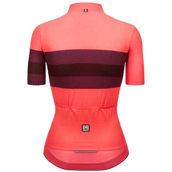 Santini Eco Sleek Bengal Korte Mouwen Fietsshirt Oranje S Vrouw